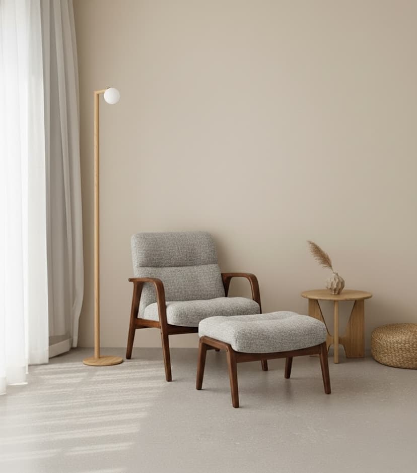 Stilvoll eingerichtete Ferienwohnung – Sessel