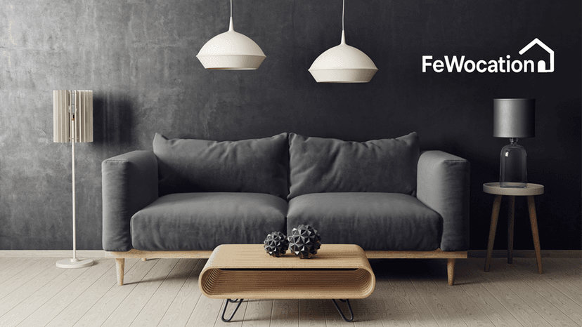 Modern eingerichtete Ferienwohnung – Sofa